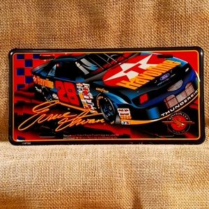 Vintage "Ernie Irvan" NASCAR Car Tag